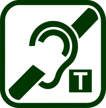 Icono de bucle de inducción