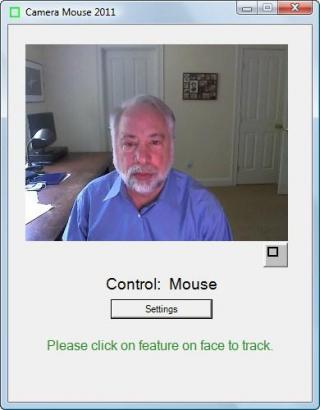 Imagen del ratón facial Camera Mouse