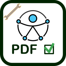 PDF accessibility icon