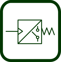 Pneumatic switch symbol