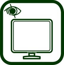 Icono de monitor de ordenador