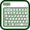 Icono de canalizador dactilar para teclados